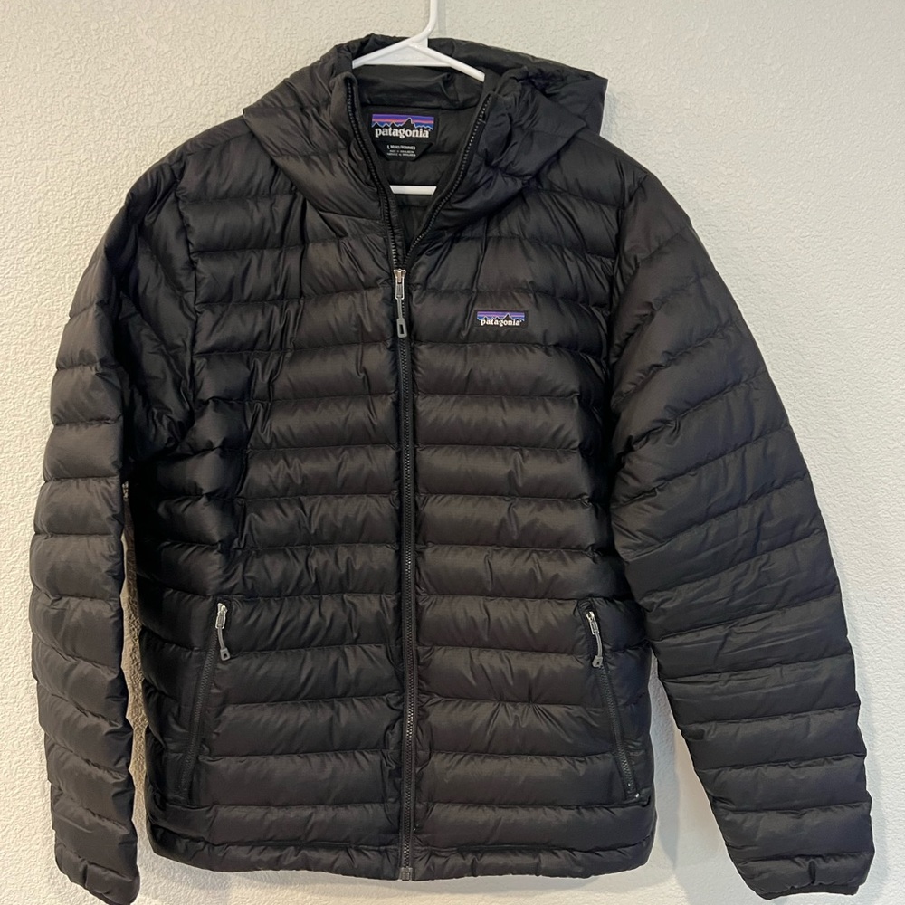 Mens Patagonia Down Sweater Hoody Winter Jacket Large